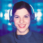Businesswoman With Headset